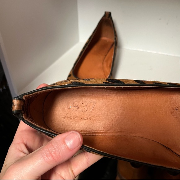 Madewell Mini Wedge Leopard Skimmers, Size 8.5 - Picture 9 of 9